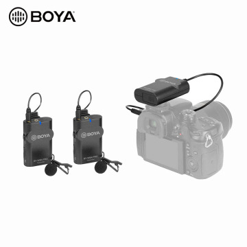 Беспроводной микрофон BOYA BY-WM4 PRO-K2, совместимый со смартфонами DSLR камеры, видеокамеры
